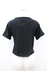 画像2: LISTEN FLAVOR / BASICモルフォ刺繍Tee  ブラック H-26-09-04-044-PU-TO-KB-ZH (2)