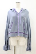画像1: LAND by MILK BOY / HEART STONE HOODIES  ブルー H-26-09-04-056-PU-TO-KB-ZH (1)