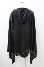 画像2: NieR Clothing / STRETCH PULLOVER着物風袖【和柄漢字】  黒 H-26-09-04-059-PU-TO-KB-ZH (2)