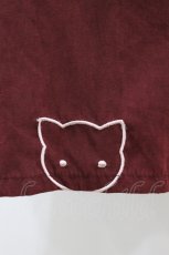 画像3: Rydia / コビニャー刺繍フレアキュロットパンツ  ボルドー H-26-09-04-008-PU-PA-KB-ZH (3)
