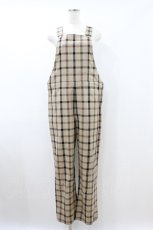 画像1: MILKBOY / CHECK SALOPETTE PANTS  ベージュ H-26-09-04-010-MB-PA-KB-ZH (1)