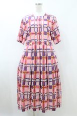 画像1: Jane Marple / Florie marine collar dress M ピンク H-26-09-04-013-JM-OP-AK-ZH (1)