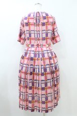 画像2: Jane Marple / Florie marine collar dress M ピンク H-26-09-04-013-JM-OP-AK-ZH (2)