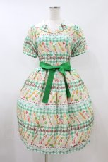 画像1: Emily Temple cute / Fruit Sandwichワンピース  グリーン H-26-09-04-014-ET-OP-AK-ZH (1)