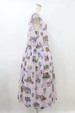 画像3: Jane Marple Dans Le Salon / Souvenir of Normandy sleeveless dress M ピンク H-26-09-04-016-JM-OP-AK-ZH (3)