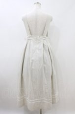 画像2: Jane Marple / Vintage marine dormitory skirt M サンドベージュ H-26-09-04-017-JM-OP-AK-ZH (2)