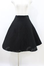 画像1: Candy Stripper / HEART QUILT SKIRT 1 黒 H-26-09-04-022-PU-SK-KB-ZH (1)