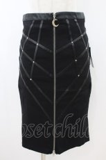 画像1: Restyle / BONDED TO THE MOON SKIRT M ブラック H-26-09-04-024-GO-SK-KB-ZH (1)