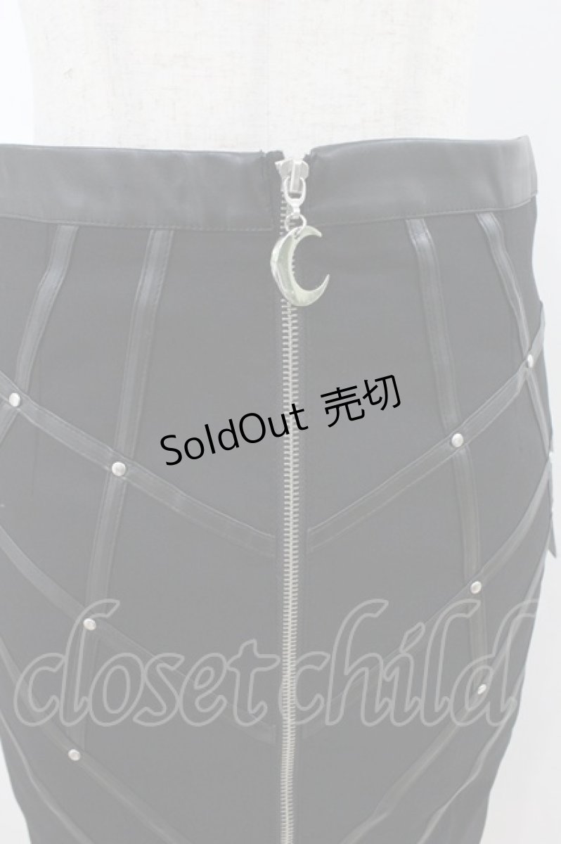 画像3: Restyle / BONDED TO THE MOON SKIRT M ブラック H-26-09-04-024-GO-SK-KB-ZH (3)