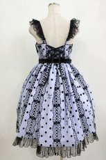 画像3: Angelic Pretty / Actress Laceジャンパースカート F ラベンダー H-26-09-05-002-AP-OP-YZ-ZH (3)