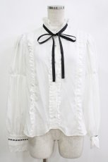 画像1: Eri Aino's collaboration / シャーロットの水曜日ブラウス L 白 H-26-09-05-042-LO-BL-NS-ZH (1)