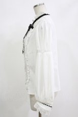 画像2: Eri Aino's collaboration / シャーロットの水曜日ブラウス L 白 H-26-09-05-042-LO-BL-NS-ZH (2)