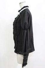 画像2: Eri Aino's collaboration / シャーロットの水曜日ブラウス L ブラック H-26-09-05-046-LO-BL-NS-ZH (2)