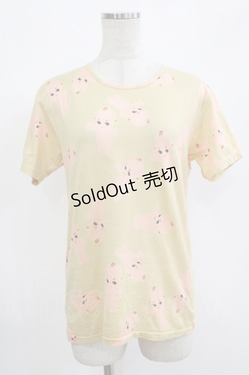 画像1: PINK HOUSE / キューピーpt Tシャツ Free マスタード H-26-09-05-048-LO-TO-NS-ZH (1)