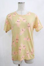 画像1: PINK HOUSE / キューピーpt Tシャツ Free マスタード H-26-09-05-048-LO-TO-NS-ZH (1)