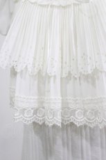 画像3: Secret Honey / プリーツシフォンフリルトップス Free 白 H-26-09-05-059-CA-TO-NS-ZH (3)