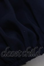 画像4: Secret Honey / プリーツシフォンフリルトップス Free ネイビー H-26-09-05-060-CA-TO-NS-ZH (4)