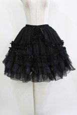 画像1: Angelic Pretty / Classicalバレリーナスカート F ブラック H-26-09-05-062-AP-SK-YZ-ZH (1)
