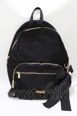 画像2: Maison de FLEUR / リボン縦型リュック  ブラック H-26-09-05-066-LO-BG-NS-ZH (2)