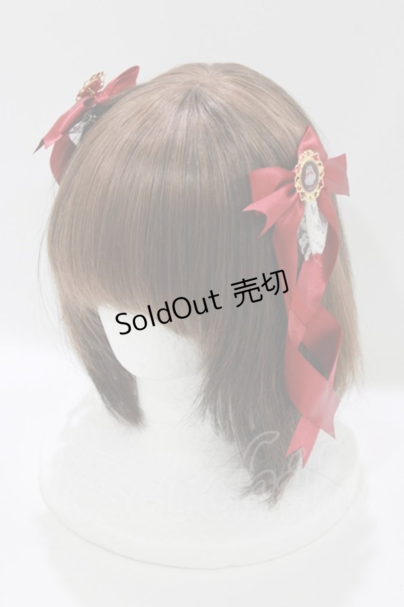 画像1: Amavel / LOTUS ribbon/Royal Catsリボンバレッタ  レッド H-26-09-05-079-CA-AC-NS-ZH (1)