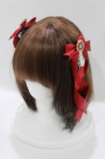 画像1: Amavel / LOTUS ribbon/Royal Catsリボンバレッタ  レッド H-26-09-05-079-CA-AC-NS-ZH (1)