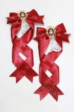 画像2: Amavel / LOTUS ribbon/Royal Catsリボンバレッタ  レッド H-26-09-05-079-CA-AC-NS-ZH (2)