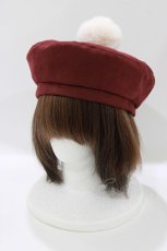 画像1: Kurumi Collaboration / KRM*ミジンコールベレー  ワイン H-26-09-05-081-LO-AC-NS-ZH (1)