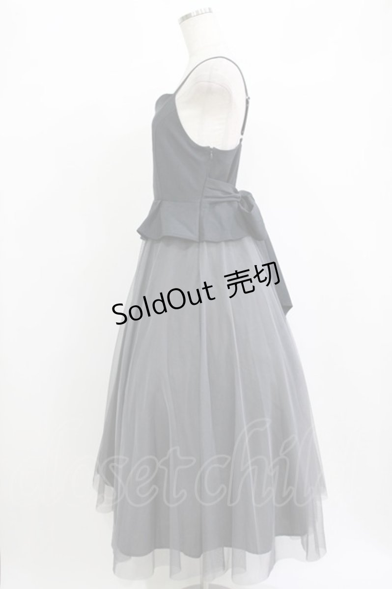 画像2: an another angelus / チュールドッキングキャミワンピース Free CHARCOAL H-26-09-05-012-CA-OP-NS-ZH (2)