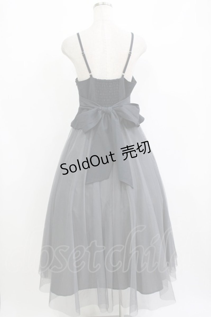 画像3: an another angelus / チュールドッキングキャミワンピース Free CHARCOAL H-26-09-05-012-CA-OP-NS-ZH (3)