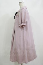 画像2: axes femme POETIQUE / メッセージリボンＡラインワンピース M ピンク H-26-09-05-019-AX-OP-NS-ZH (2)