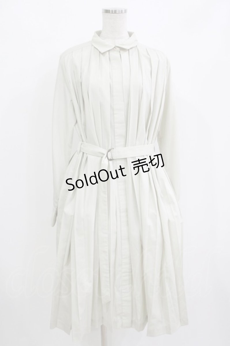 画像1: COUPE LE COEUR / プリーツロングシャツワンピース Free L/GRAY H-26-09-05-020-GO-OP-NS-ZH (1)