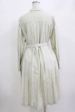 画像3: COUPE LE COEUR / プリーツロングシャツワンピース Free L/GRAY H-26-09-05-020-GO-OP-NS-ZH (3)