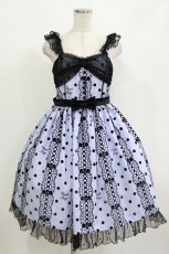 画像1: Angelic Pretty / Actress Laceジャンパースカート F ラベンダー H-26-09-05-002-AP-OP-YZ-ZH (1)