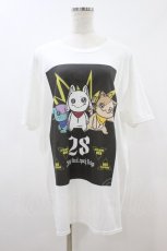画像1: NieR Clothing / プリント半袖CUTSEW  白 H-26-09-06-027-PU-TO-KB-ZH (1)