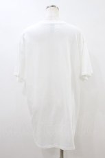画像2: NieR Clothing / プリントCOTTON CUTSEW XL 白 H-26-09-06-029-PU-TO-KB-ZH (2)