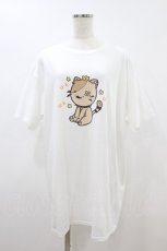 画像1: NieR Clothing / プリント半袖CUTSEW XL 白 H-26-09-06-031-PU-TO-KB-ZH (1)