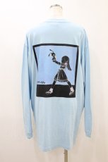 画像2: NieR Clothing / BACK PRINT CUTSEW  ブルー H-26-09-06-042-PU-TO-KB-ZH (2)