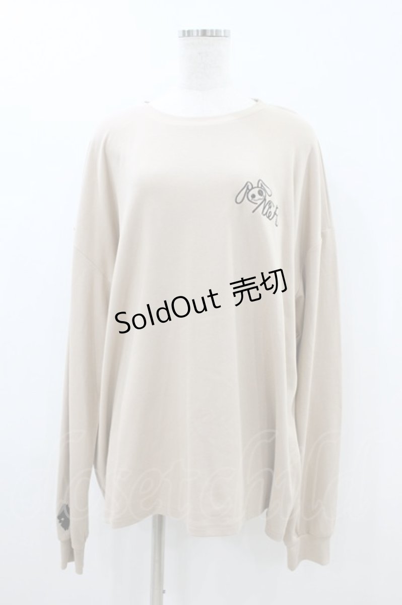 画像1: NieR Clothing / LONG CUTSEW  ベージュ H-26-09-06-045-PU-TO-AK-ZH (1)