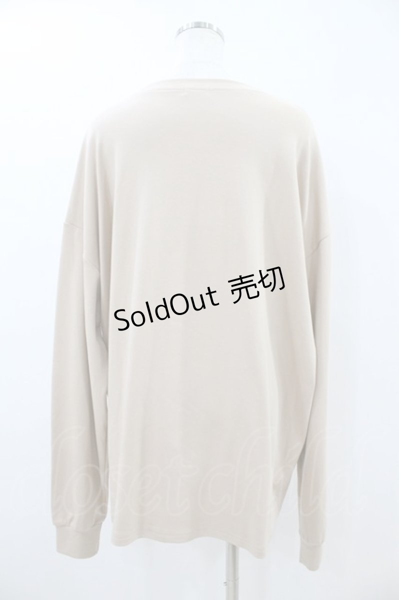画像2: NieR Clothing / LONG CUTSEW  ベージュ H-26-09-06-045-PU-TO-AK-ZH (2)