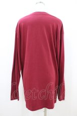画像2: NieR Clothing / COTTON LONG CUTSEW XL エンジ H-26-09-06-046-PU-TO-KB-ZH (2)