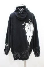 画像2: TRAVAS TOKYO / Rhinestone Devil bear hoodie FREE 黒 H-26-09-06-059-PU-TO-AK-ZH (2)