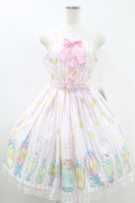 画像1: Angelic Pretty / Delicious Lemonadeジャンパースカート F ピンク H-26-09-06-1001-AP-OP-YZ-ZH (1)