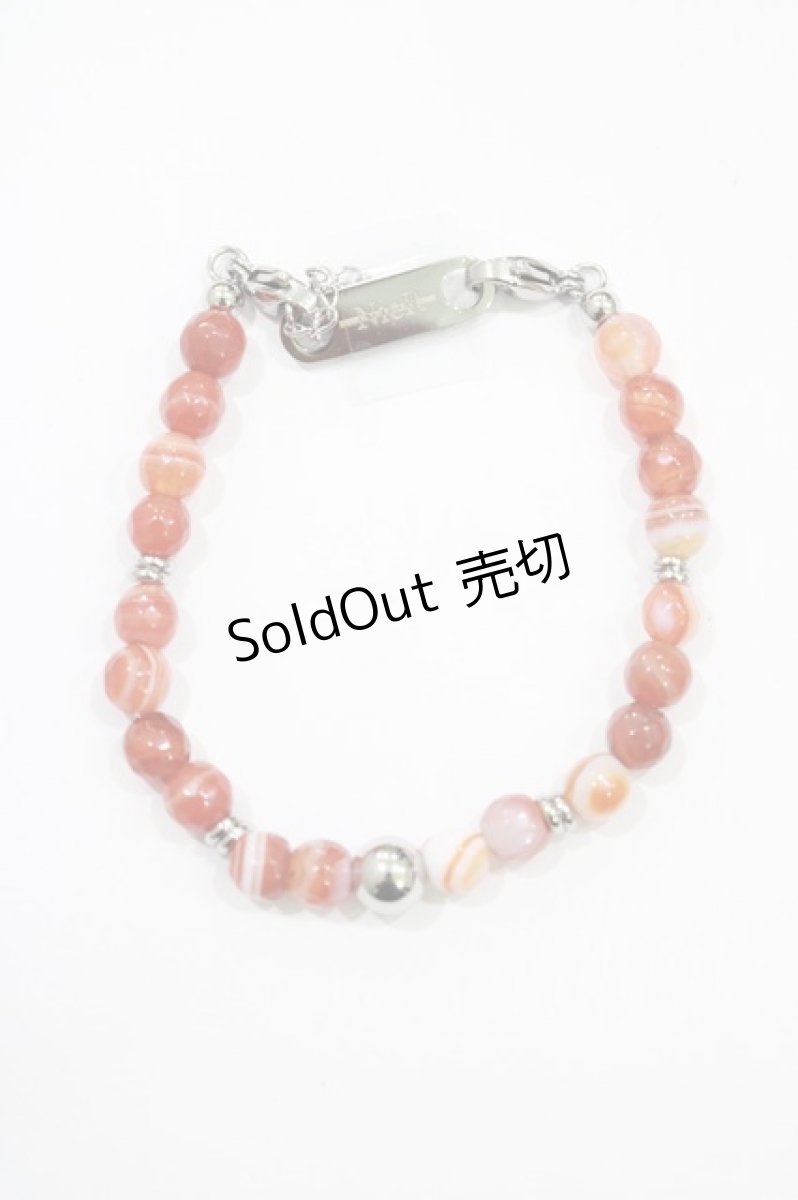 画像1: NieR Clothing / STONE BRACELET  オレンジ H-26-09-06-1039-PU-AC-KB-ZH (1)