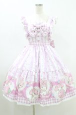 画像1: Chalmiere / マイメロディ/ジャンスカ M ピンク H-26-09-06-1003-0-OP-YZ-ZH (1)