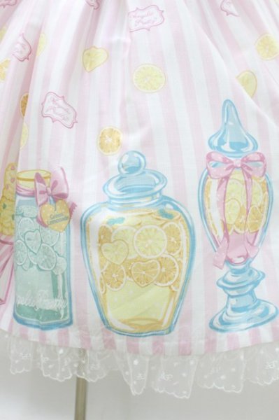 Angelic Pretty / Delicious Lemonadeジャンパースカート F ピンク H