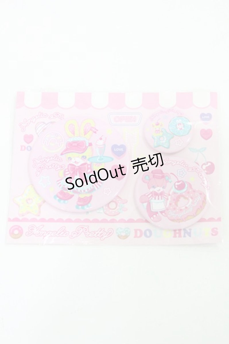 画像1: Angelic Pretty / Toy's Donut Diner缶バッジSet  ピンク H-26-09-06-1016-AP-ZA-YZ-ZH (1)