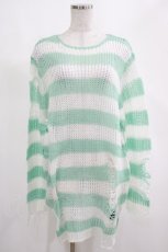 画像1: KILL STAR / Peppermint knit Sweater M ミント H-26-09-06-1023-SL-TO-KB-ZH (1)