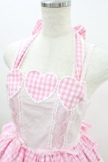 画像4: Angelic Pretty / Heart Picnicジャンパースカート F ピンク H-26-09-06-1002-AP-OP-YZ-ZH (4)