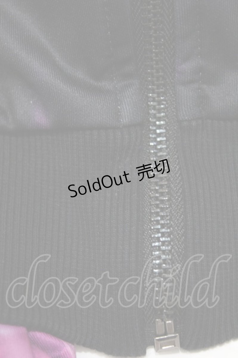 画像3: NieR Clothing / 総柄ZIPパーカー F 紫 H-26-09-06-063-PU-TO-AK-ZH (3)
