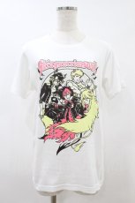 画像1: LISTEN FLAVOR / シンガンクリムゾンズの深紅色の心眼でこの澱んだ世界を見続ケル。Tシャツ M ホワイト H-26-09-06-017-PU-TO-KB-ZH (1)